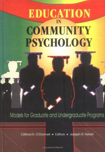 Education in Community Psychology