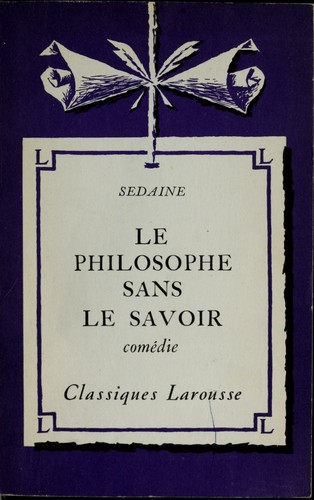 Le philosophe sans le savoir