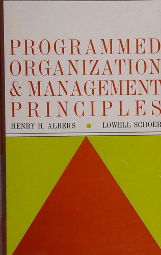Programmed Organization & Management Principles,