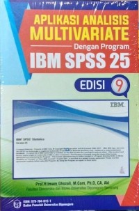Aplikasi Analisis Multivariate Dengan Program IBM SPSS 25 (9th ed)