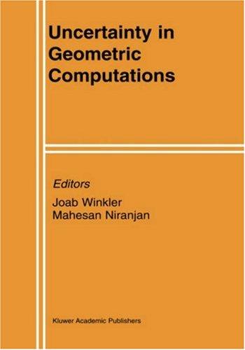 Uncertainty in geometric computations