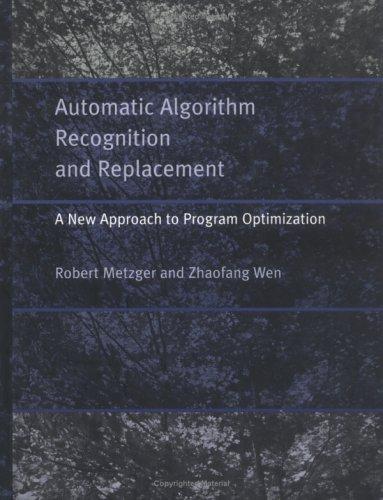 Automatic algorithm recognition and replacement