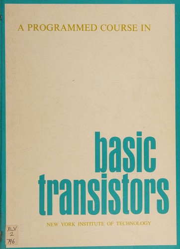 Programmed Course in Basic Transistors