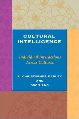 Cultural Intelligence