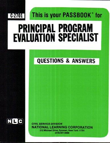 Principal Program Evaluation Specialist