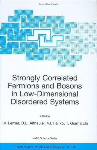 Strongly correlated fermions and bosons in low-dimensional disordered systems
