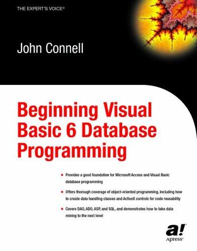 Beginning Visual Basic 6 database programming