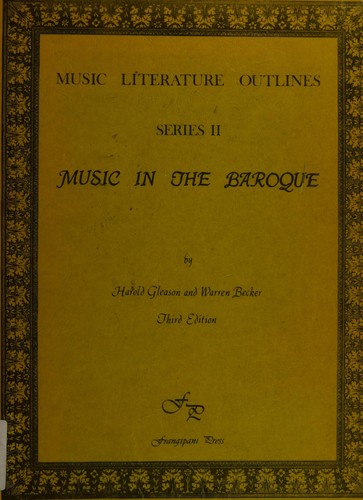 Music literature outlines