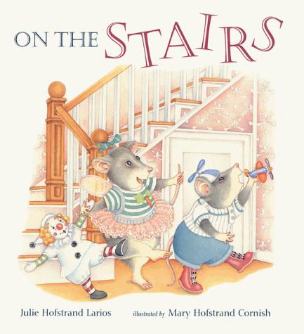 On the stairs