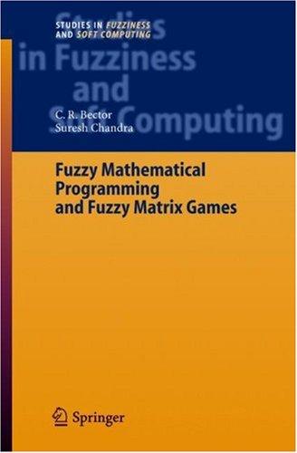 Fuzzy mathematical programming and fuzzy matrix games