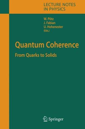 Quantum coherence