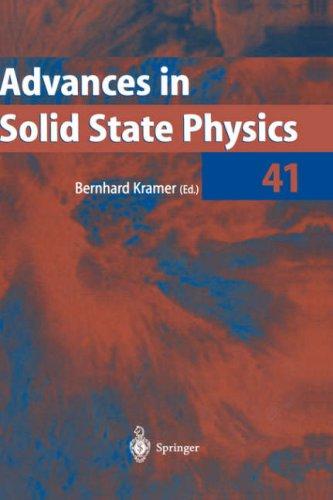 Advances in Solid State Physics 41 (Advances in Solid State Physics)