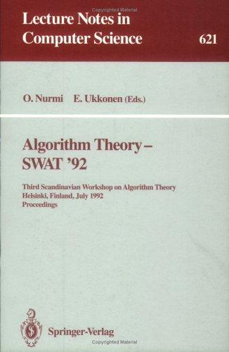 Scandinavian Workshop on Algorithm Theory