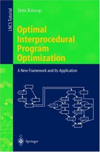 Optimal interprocedural program optimization