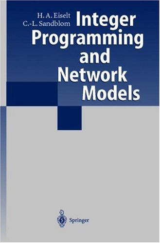 Integer programming and network models