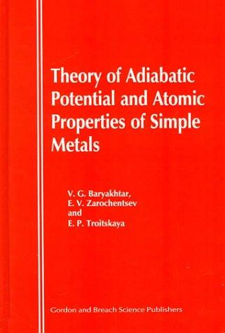 Theory of adiabatic potential and atomic properties of simple metals