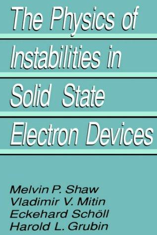 The Physics of instabilitites in solid state electron devices