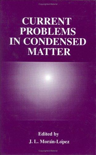 Current problems in condensed matter