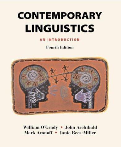Contemporary linguistics