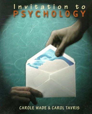 Invitation to psychology