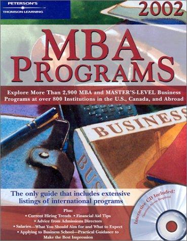 MBA Programs 2002, Guide to, 7th ed (Mba Programs, 2002)