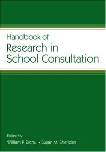 Handbook of research in school consultation