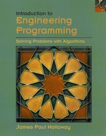 Introduction to engineering programming