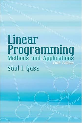 Linear programming: methods and applications