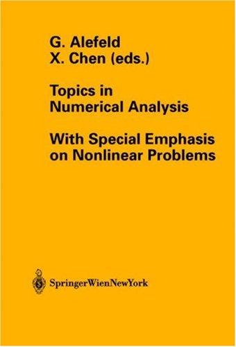 Topics in Numerical Analysis