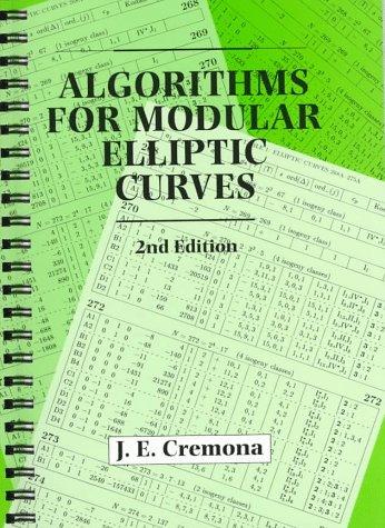 Algorithms for modular elliptic curves