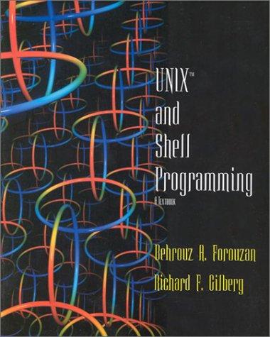 UNIX and Shell programming