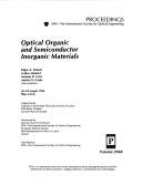 Optical organic and semiconductor inorganic materials