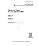 Advanced Signal Processing Algorithms