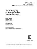 Diode pumping of average-power solid state lasers