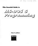 The essential guide to MS-DOS 5 programming