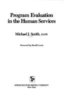 Program Evaluation In The Human Services