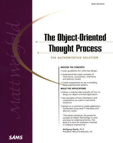 The Object-Oriented Thought Process