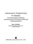 Advanced C programming for displays