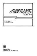 Advanced theory of semiconductor devices