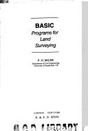 BASIC programs for land surveying