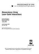 Nanoscience using laser-solid interactions