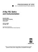 X-ray FEL optics and instrumentation