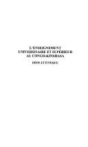 L' enseignement universitaire et supérieur au Congo-Kinshasa