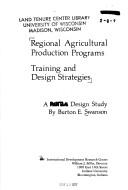 Regional agricultural production programs