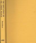The education of the Greek people and its influence on civilization