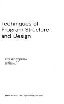 Techniques of program structure and design
