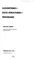 Algorithms + data structures=programs