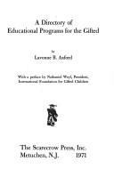 A directory of educational programs for the gifted