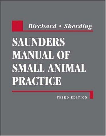 Saunders manual of small animal practice