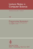 Programming Symposium